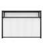 Lit escamotable contemporain Zenvia avec tablette de rangement intégrée pour petite chambre à coucher, chambre d'amis-116162422
