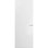 Porte invisible pleine avec poignée Planum 0010, apprêt argent, cadre invisible 32 po x 80 po, ouverture intérieure gauche, cadre argenté, charnières dissimulées, poignée de verrouillage, armoire moderne, portes en bois sans cadre