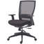 Chaise de bureau ergonomique à dossier en filet Mia avec accoudoirs et soutien lombaire réglables-414007246-413999798