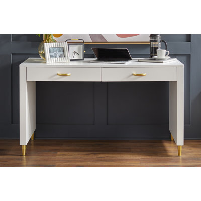 Roni Solid Wood Writing Desk