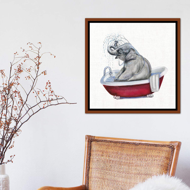 «Bathing Beauty II» - reproduction, H 37 po x l 37 po x P 1,5 po, Cadre bois classique