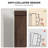 6 Drawer Dresser for Bedroom, Modern Closet Dresser Organizer with Embedded Handles Design, Wooden Chest of Drawers for Living Room, Nursery, Hallway - Walnut