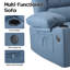 Fauteuil inclinable Power Lift avec massage, tissu spacieux pour la détente à la maison-1134154533