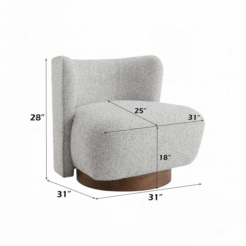 Chaise d'appoint rembourrée