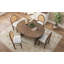 Ensemble de table de salle à manger 5 pièces pour 5 personnes, ensemble de table de salle à manger extensible rétro avec 4 chaises rembourrées, ensemble de table de cuisine et chaises pour la salle à manger et la cuisine-130038009-130038012-130038016-130038019-130038020