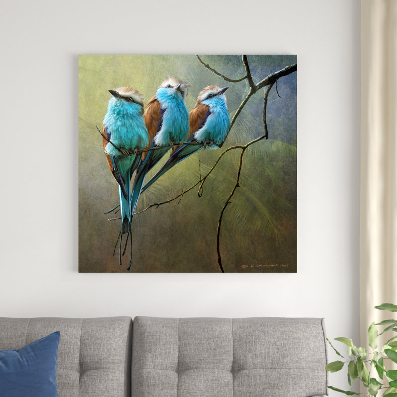 " Rollers " Painting Print, 36" H x 36" W x 1.25" D