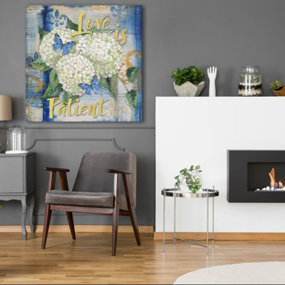 'Love Is-b'  by Jean Plout Acrylic Glass Wall Art, 36" x 36"