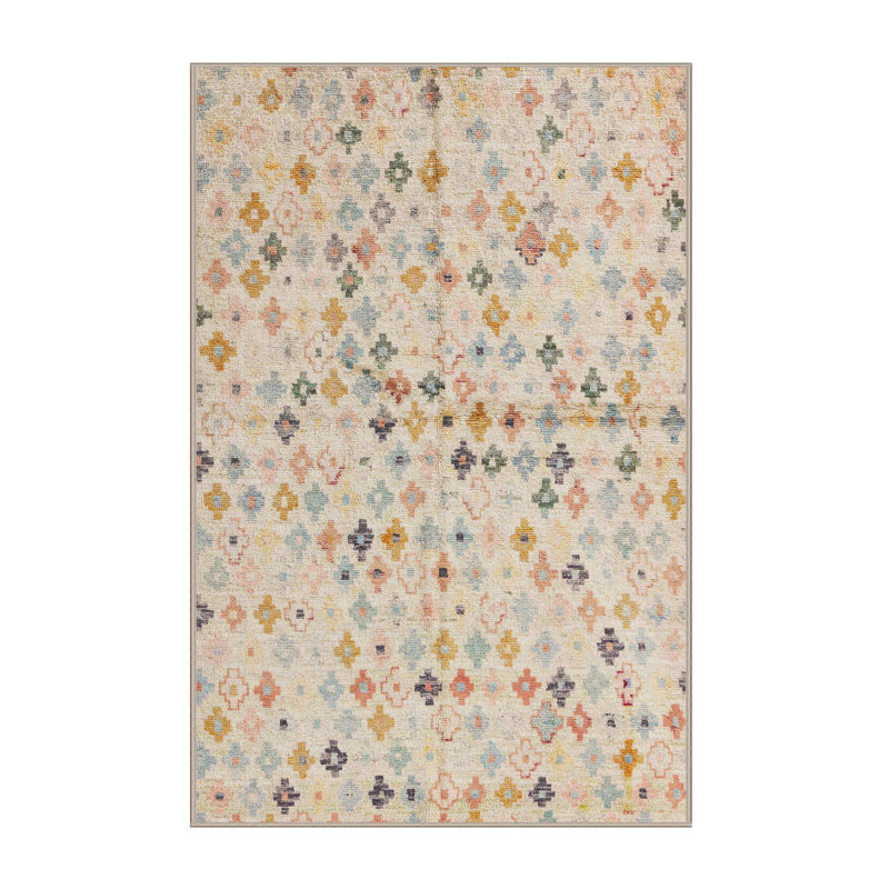 Abstract Indoor Rug, Rectangle 2' x 3'