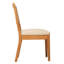 Ensemble de table de salle à manger extensible 5 pièces avec 4 chaises rembourrées French Country-1225040415