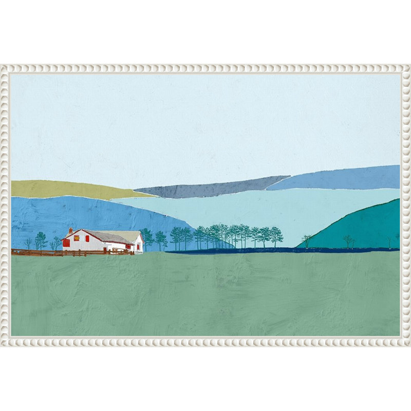 Reproduction d'art sur toile encadrée, H 16 po x l 23 po