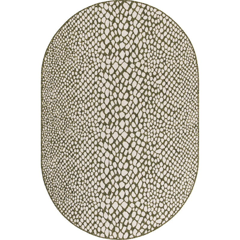 Tapis d'extérieur Destiny, Ovale 5 pi 3 po x 8 pi