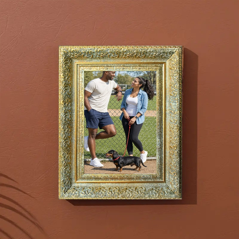 11" x 14" Antique Gold 1PC Everyday Picture Frame for Graduation Photo Display