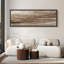 «Earthy Horizon», toile encadrée abstraite, paysage neutre texturé-115165241-115165242