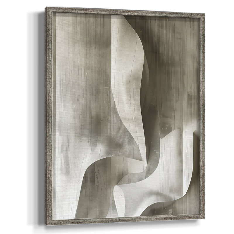 ABSTRACT Series CDLxx, reproduction encadrée - bois massif, H 11 po x l 9 po