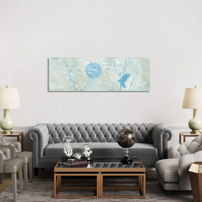 Flutterby III by Arleigh Wood - Wrapped Canvas Panoramic Print