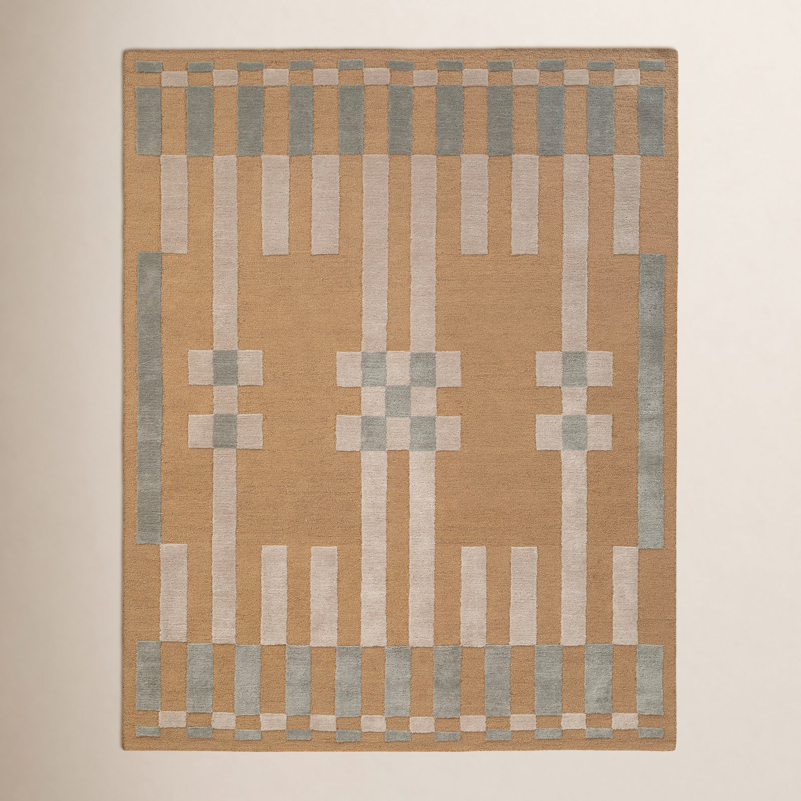Kyla Hand-Tufted Plaid Rug, Rectangle 7'9" x 9'9"