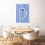 «Bold Blue Grape Bunch Abstract», impression d'art moderne sur un fruit-129772141