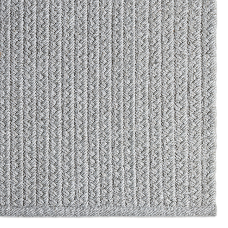 Iver Area Rug in Light Gray, Rectangle 4' x 6'