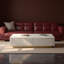 Table basse en bois massif de style luxueux-1965735403