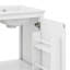 Meuble-lavabo de 20 po avec lavabo, ensemble de meuble-lavabo simple autoportant avec un tiroir et une tablette de rangement-1231877038