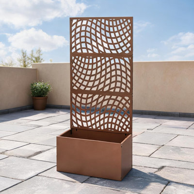 Terrasse et patio de jardin de 178 cm (70 po), alliant métal, espace extérieur et structure métallique, construction métallique