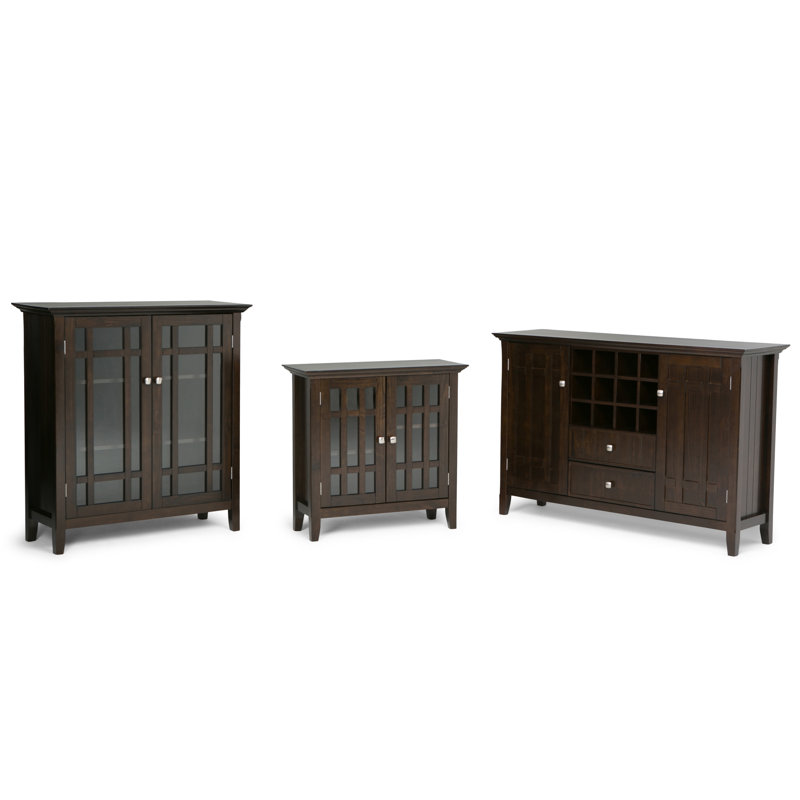 Bedford 53" Dark Tobacco Solid Wood Transitional Media Stand