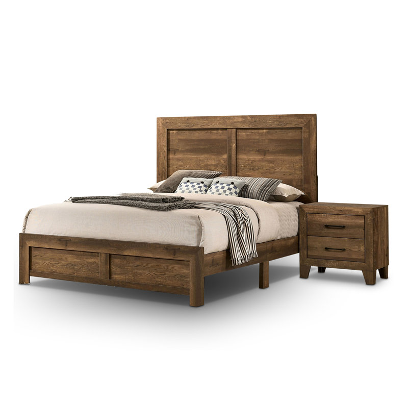 Brian Standard Bed with Nightstand Set