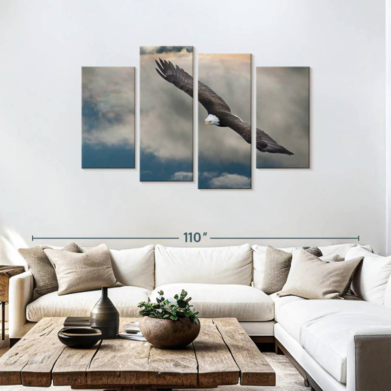 Brampt Soaring Eagle, 48" H x 75" W