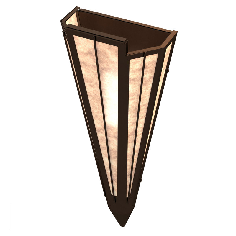 Brum 1 - Light Flush Mounted Sconce, Timeless Bronze