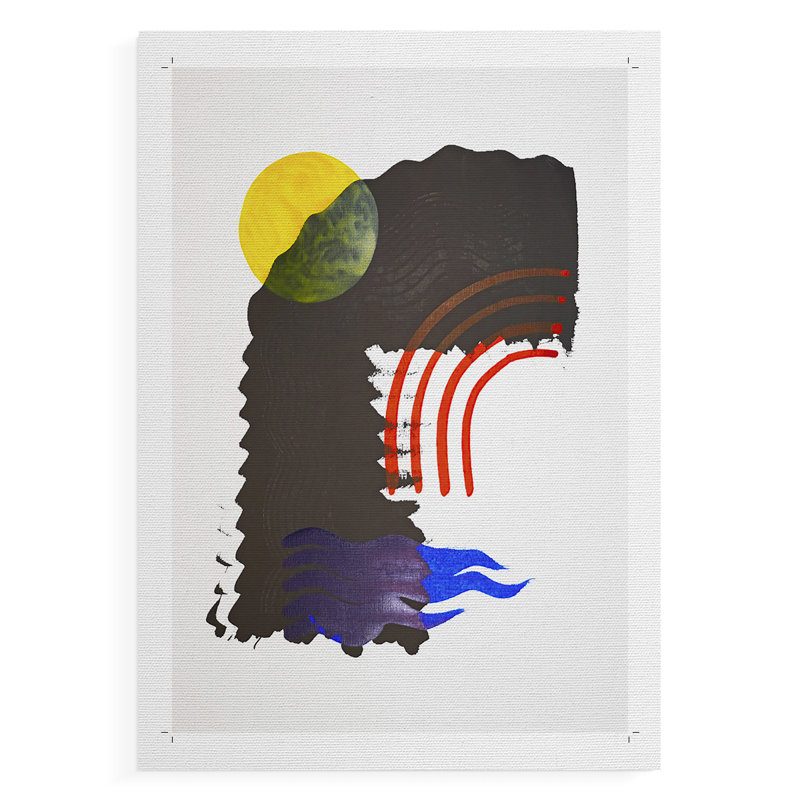 Shifting IV - Impression sur toile seulement - NON-CADRE, H 36 po x l 24 po