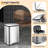 13 Gal Stainless Steel Kitchen Trash Can, Soft-Close Lid