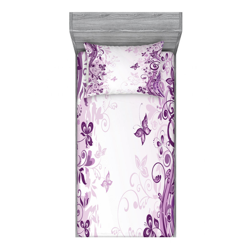 Microfiber Sheet Set, Twin XL Sheet Set with Fitted Sheet