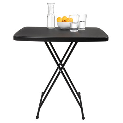 Everyday Home Folding Table - Lightweight Portable Folding Desk - Small Plastic Table for Camping, Playing Cards, and Craft Room