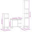 Andrada Bathroom Storage Furniture Set-1931615142