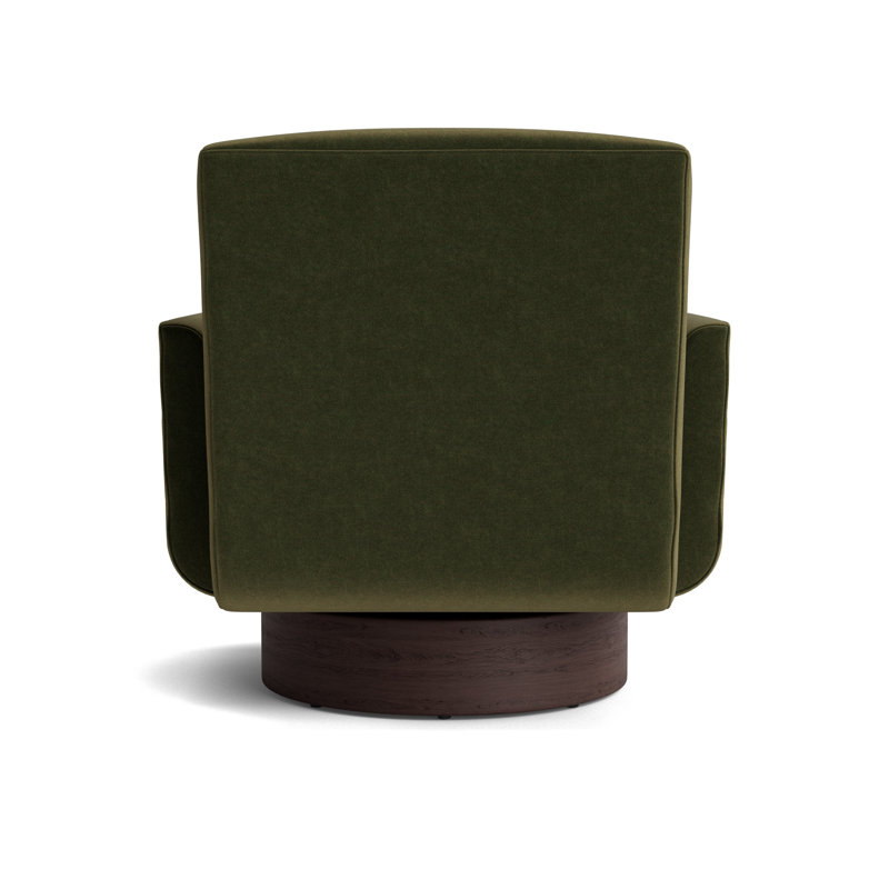 Supernova Full Swivel Chair, Java, Performance Velvet - Balsam