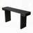 Distressed Wood Finish Rustic Farmhouse Console Table-943519850