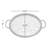 Norine Capiz Rattan Round Serving Tray