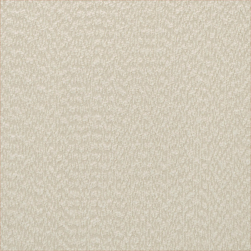 Structure de lit plateforme tapissier, mobilier de chambre à coucher de style Mid-Century, grand lit Boucle aux tons blancs, aucun sommier requis avec tête de lit capitonnée