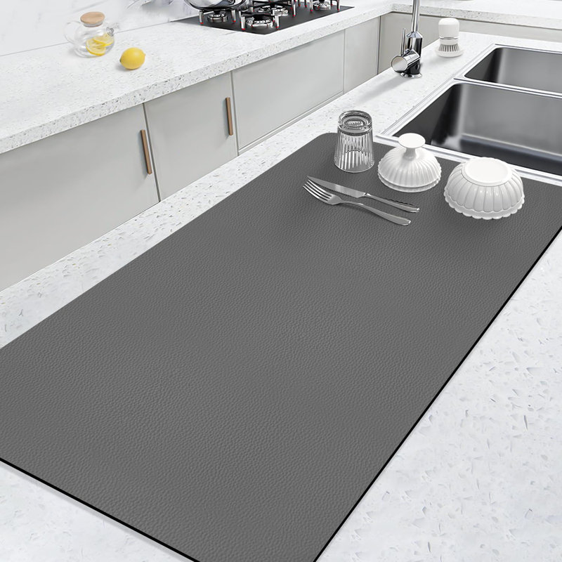 Très grand tapis de séchage pour comptoir de cuisine 31,5 po x 17 po