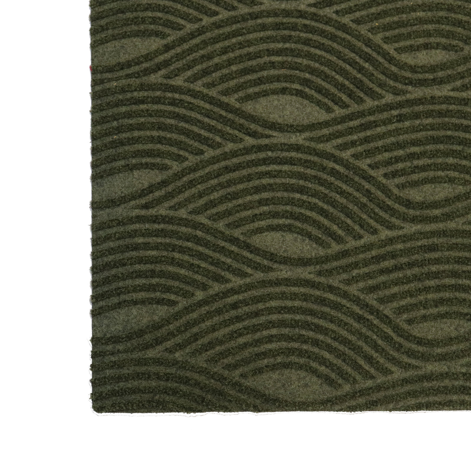 WaterHog Luxe Waves Non-Slip Doormat, Olive