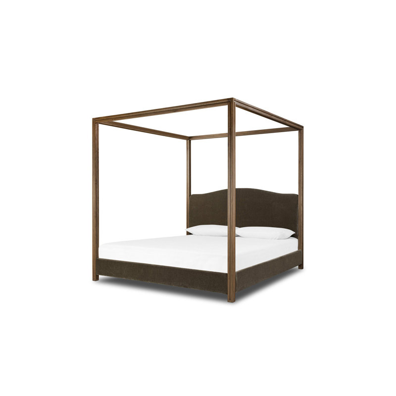 Jodie Canopy Bed-Malmo Olive, King