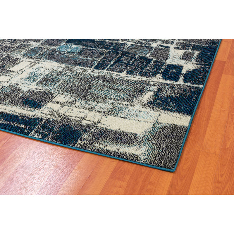 Abstract Indoor Rug, Rectangle 5'3" x 7'7"
