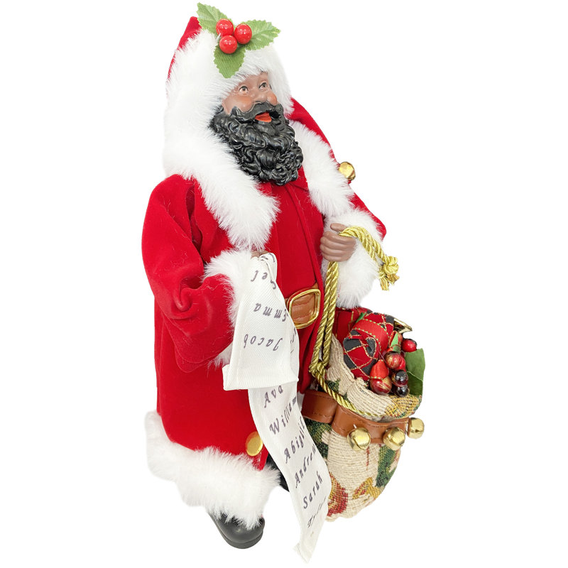 12 Â« Le PÃ¨re NoÃ«l noir qui vÃ©rifie sa liste Â»