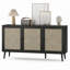 Buffet buffet avec 3 portes en rotin-1864140-21562518