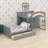 Multi-Functional Offset Bunk Bed Featuring Wardrobe, Drawers, Upholstered Guardrail, and Hanging Rod System-43541601
