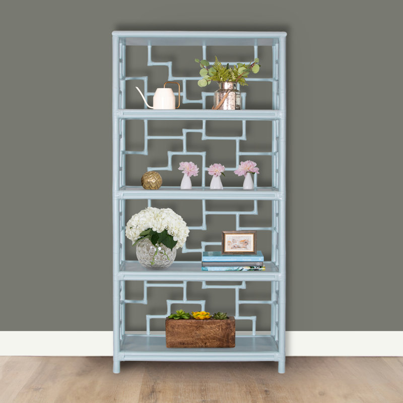 Bibliothèque Tibet H 72 "x l 36", Bleu clair