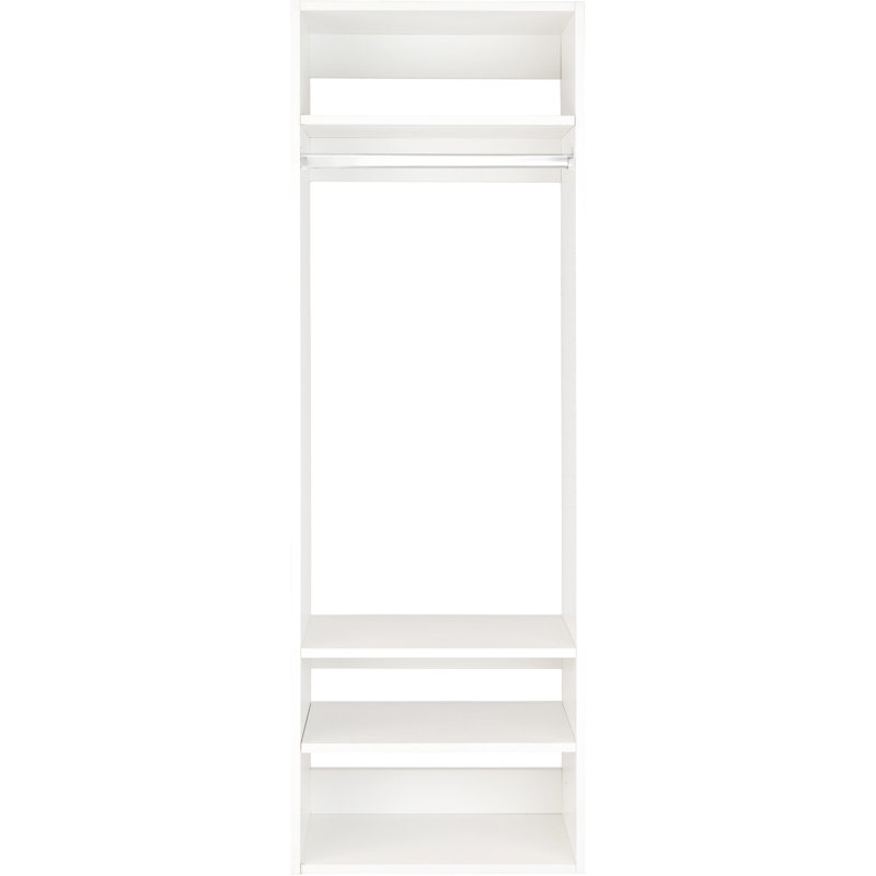 Closet System, 71.25" H x 31.5" W x 14" D