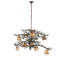 48" Wide Pine Branch 8 Light Custom Chandelier