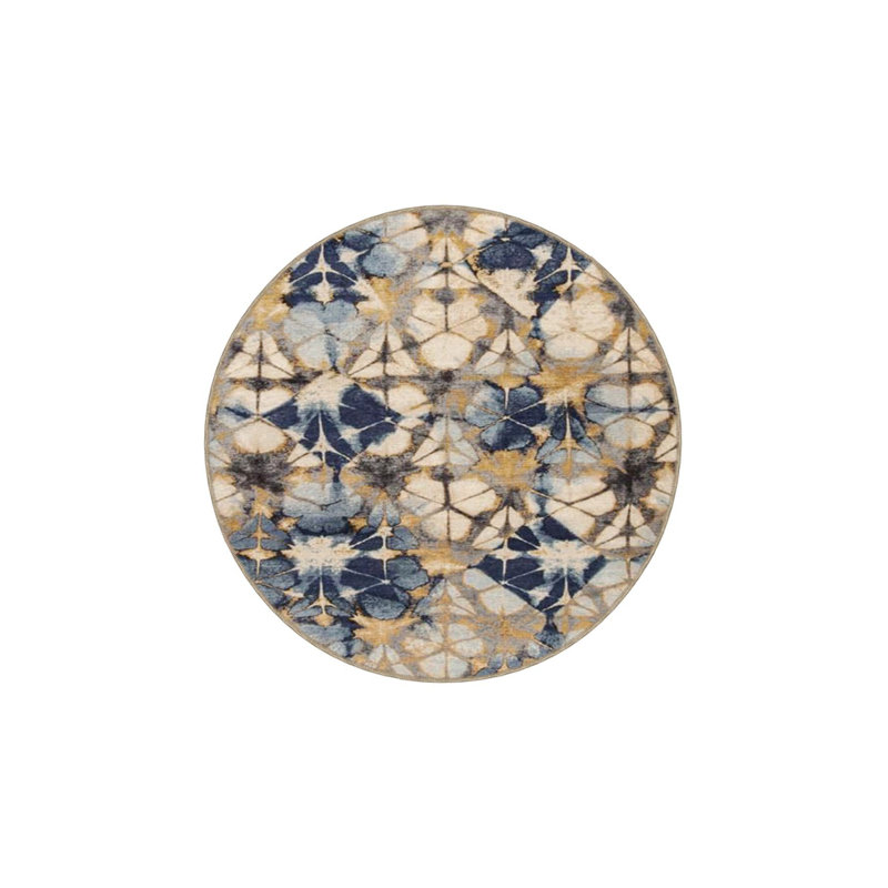 Tapis lavable moderne à motif floral coloré, Tapis de couloir 2 pi 6 po x 6 pi 7 po inclus