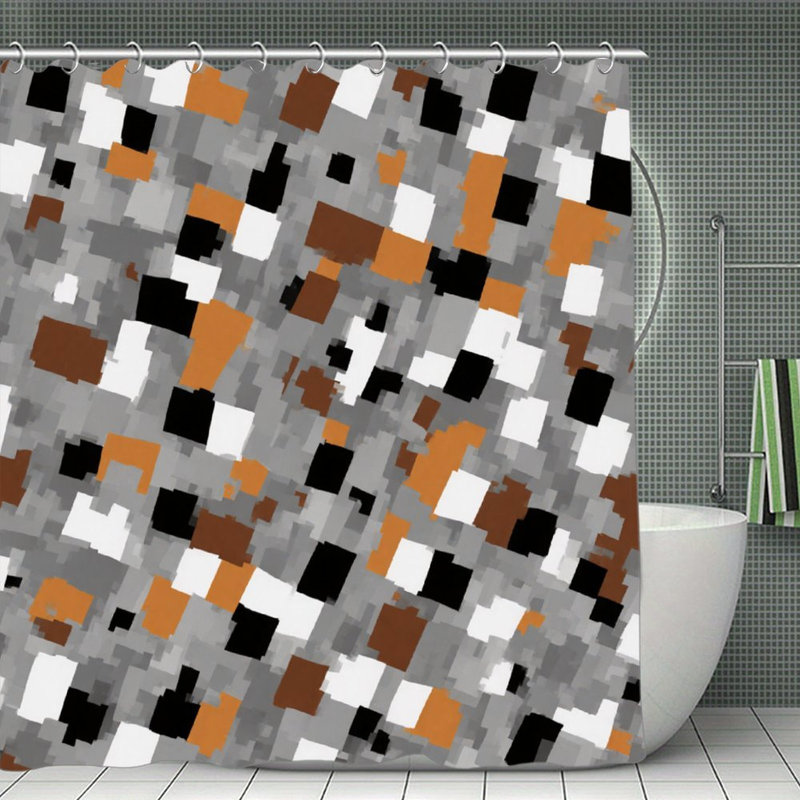 Rideaux de douche Modern Camouflage, 71 × 71